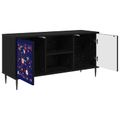 vidaXL TV skrinka MAINZ 102 x 33 x 51 cm Čierny dub Kompozitné drevo