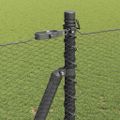 vidaXL Hexagonálne oplotenie s betónovým podstavcom 10 x 1,5 m Sivá