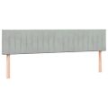 vidaXL Box Spring Posteľ s matracom Svetlosivá 180x220 cm Zamat