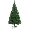 vidaXL Umelý vianočný stromček s hustým ihličím, zelený 180 cm, PVC