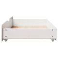 vidaXL Zásuvky pod posteľ 2 ks biele 95x55x17 cm masívna borovica