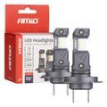 LED žiarovky hlavného osvetlenia Hybrid série H7 H18 6000K Canbus 60W AMIO-04115