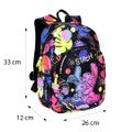 Detský batoh Toby 33 cm Stitch Black