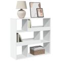 vidaXL Knižnica/deliaca stena biela 100x33x94,5 cm