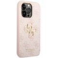 Puzdro Guess pre iPhone 15 Pro Max 6,7" GUHCP15X4GMGPI ružové tvrdé puzdro 4G Big Metal Logo