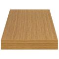 vidaXL Stenná polica Nástenná montáž 2 ks Béžová 60 x 23,5 x 3,8 cm