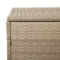 vidaXL Záhradný úložný box béžový 110x50x58 cm polyratan