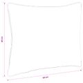 vidaXL 1-dielny vankúš na chrbát PUTTEN 100% polyester Biela