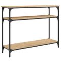 vidaXL Konzolový stolík dub sonoma 100x29x75 cm kompozitné drevo