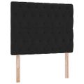 vidaXL Postel s úložným prostorem a matrací Čierna 120 x 200 cm Zamat