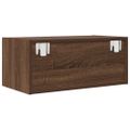 vidaXL TV stolíky 2 ks hnedý dub 60x31x25,5 cm spracované drevo