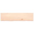 vidaXL Stolová doska 160x40x(2-4) cm neošetrený dubový masív
