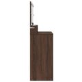 vidaXL Toaletné stolíky do spálne Hnedý dub 80 x 39,6 x 135 cm