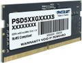 PATRIOT Signature Line 12GB DDR5 5600MT/s / SO-DIMM / CL46 / 1,1V Operacní pamet, DDR5, 12GB, 5600MT/s, CL46, SODIMM, 1.1V, Non-ECC Unbuffered, single-sided, PMIC, tepelné senzory