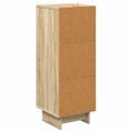 vidaXL Zásuvkový kabinet Dub sonoma 33 x 34,5 x 90 cm Kompozitné drevo