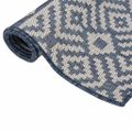 vidaXL Vonkajší koberec s plochým tkaním 80x150 cm modrý vzorovaný
