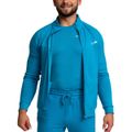 Mikina so zipsom Limitless Aquamarine - GymBeam, veľkosť S, veľkosť oblečenia S