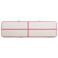 vidaXL Nafukovacia žinenka s pumpou 600x100x15 cm, PVC, ružová