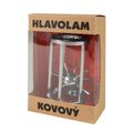 Kovový hlavolam ježko v klietke