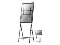 Stojan - pre plochý panel - čierna - veľkosť obrazovky: 32"-55" - podlahové prevedenie