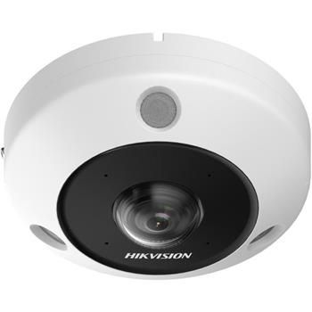 Hikvision 12 MPix IP Fisheye kamera; IR 15m, Audio, Alarm, mikrofón, reproduktor, IP67, IK10