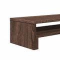 vidaXL Stojan na monitor hnedý dub 54x22x15 cm kompozitné drevo