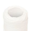 vidaXL Lodné lano biele 2 mm 25 m polypropylén