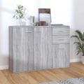 vidaXL Komoda sivá sonoma 105x30x75 cm spracované drevo