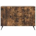 vidaXL Servírovacia skriňa so zásuvkou Dymový dub 89 x 34,5 x 60 cm