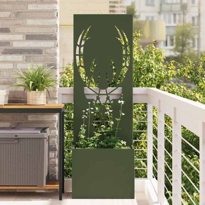 vidaXL Záhradná clona na súkromie Olivovo zelená 50 x 150 cm