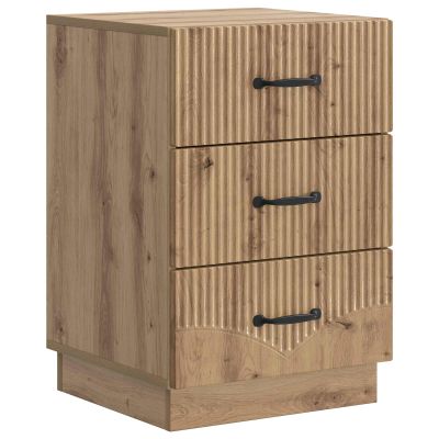 vidaXL Nočný stolík Dub artisan 43 x 41 x 63,5 cm Kompozitné drevo