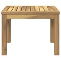 vidaXL Konferenčný stolík Biela 50 x 48,5 x 36 cm Pevné akáciové drevo