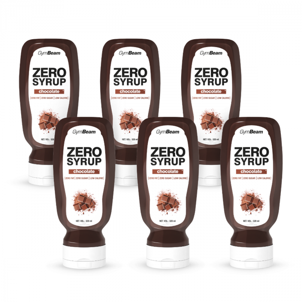ZERO SIRUP čokoláda - GymBeam, 6 x 320 ml