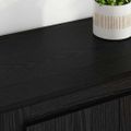 vidaXL Highboard 3 ks Čierny dub 132 x 35,5 x 103,5 cm