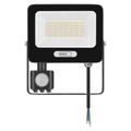 LED reflektor GLARO EMOS ZS2334B s čidlem pohybu, 30 W, čierny, IP54, 3000 lm, neutrálne biela