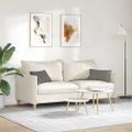 vidaXL Vankúše na pohovku 2 pcs Svetlosivá 50 x 30 cm