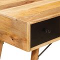 vidaXL Písací stôl Hnedá 110 x 55 x 76 cm Masívne mango drevo