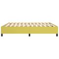 vidaXL Posteľný rám s boxspringom zelená 200x200 cm látka