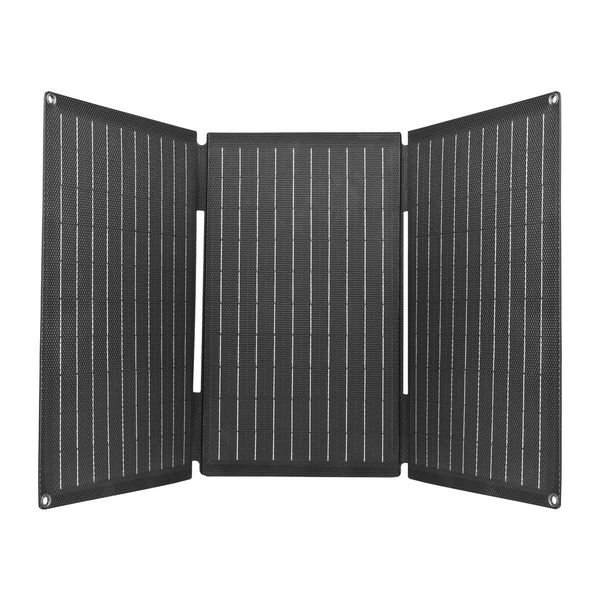 Sandberg Solar Charger 30W USB/USB-C/DC, skladacia solárna nabíjačka, čierna