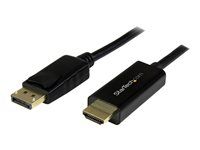 4K DisplayPort to HDMI Converter Cable - Computer Monitor Cable (DP2HDMM5MB) - Kábel adaptéra - DisplayPort s pinmi (samec) do HDMI s pinmi (samec) - 5 m - podporuje 4K