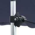 vidaXL Tieniaci nadstavec v tvare T námor. modrý 174x205x(115-194) cm
