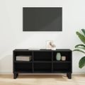 vidaXL TV skrinka 103,5 x 30 x 50 cm Čierny dub Kompozitné drevo