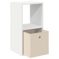 vidaXL Nočný stolík Biela 35 x 32 x 68,5 cm Kompozitné drevo
