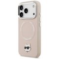 Puzdro Karl Lagerfeld pre iPhone 17 Pro Max 6,9" Choupette Pin MagSafe ružová