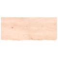 vidaXL Kúpeľňová doska 120x50x(2-4) cm neošetrený masív