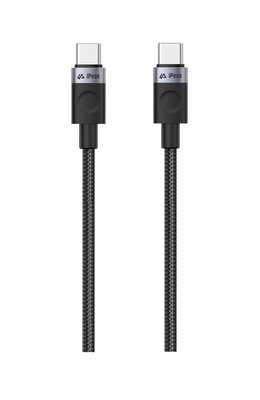 Kábel iPEAX 90010105 USB-C/USB-C 1,5m Black