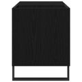 vidaXL Skrinka na gramofónové platne Čierny dub 85 x 38 x 48 cm