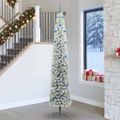 vidaXL Umelý vianočný stromček Zelená 270 cm PVC, oceľ a plast