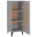 vidaXL Komoda sivý dub sonoma 34,5x34x90 cm spracované drevo