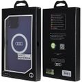 Puzdro Audi pre iPhone 15 Plus 6,7" modré IML Big Logo MagSafe Case